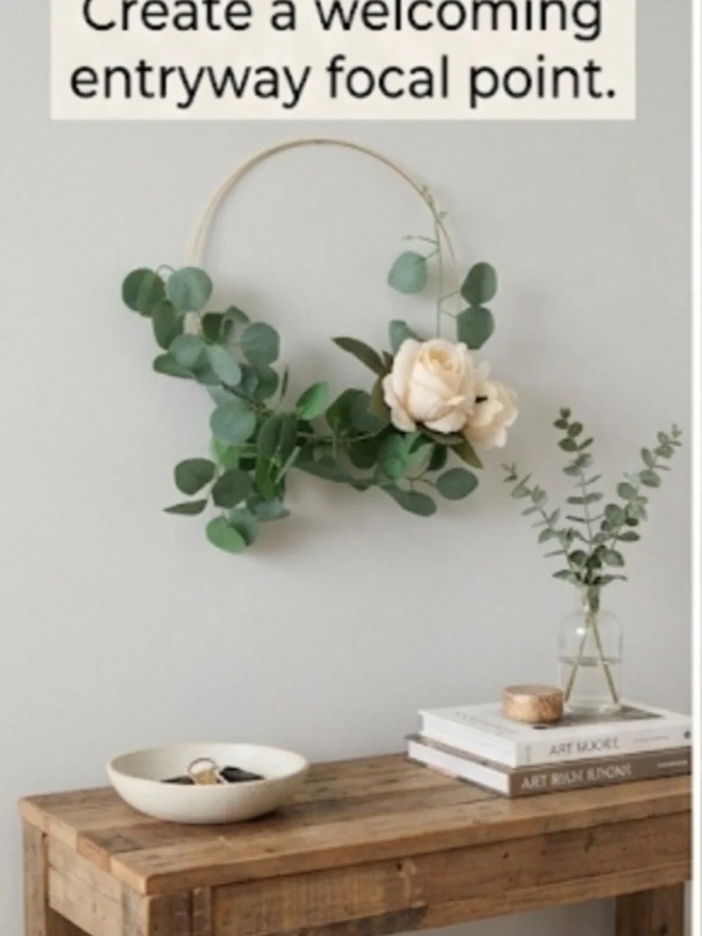 Hand Crafted minimal hoop